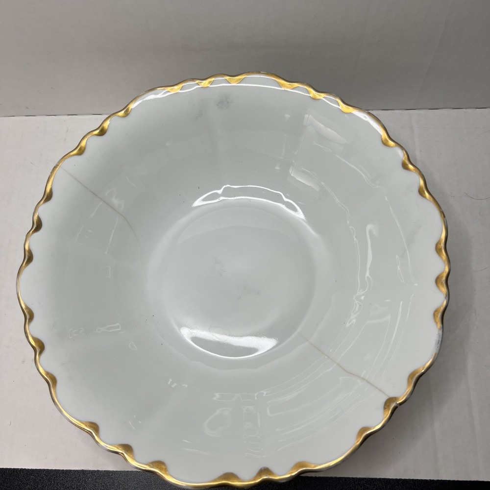 Vintage  ROYAL OEG Austria‎ 10" Serving Bowl VERAGOLD Gold Décor